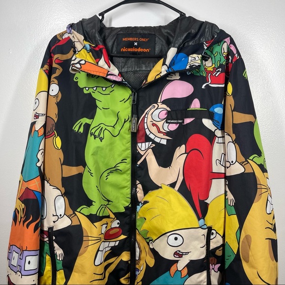 Members Only Nickelodeon Windbreaker Jacket - Picture 3 of 9